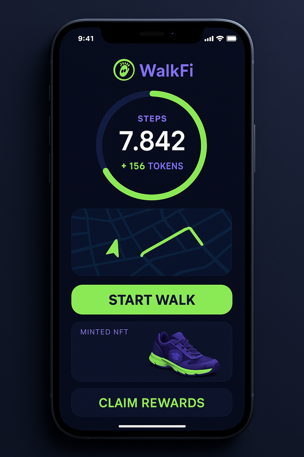 WalkFi App Preview